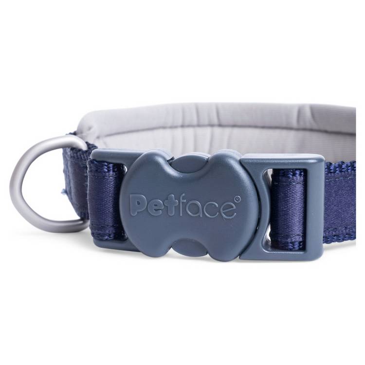Petface Outdoor Paws neoprene padded dog collar large, UK version