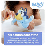 Bluey swimming bath toy by Tomy, imported from the UK