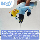Bluey swimming bath toy by Tomy, imported from the UK