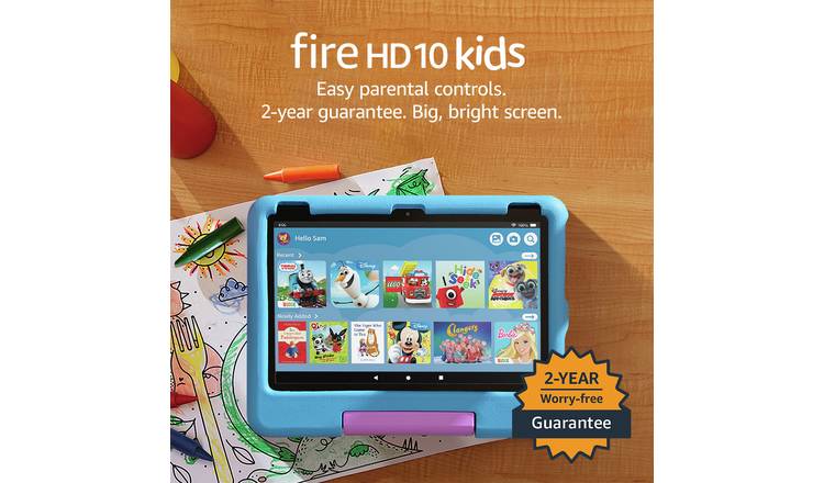 Amazon Fire HD 10 Kids Tablet 32GB Blue, imported from the UK