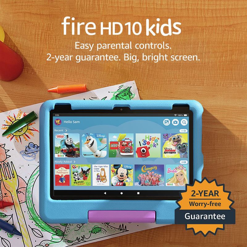 Amazon Fire HD 10 Kids Tablet 32GB Blue, imported from the UK
