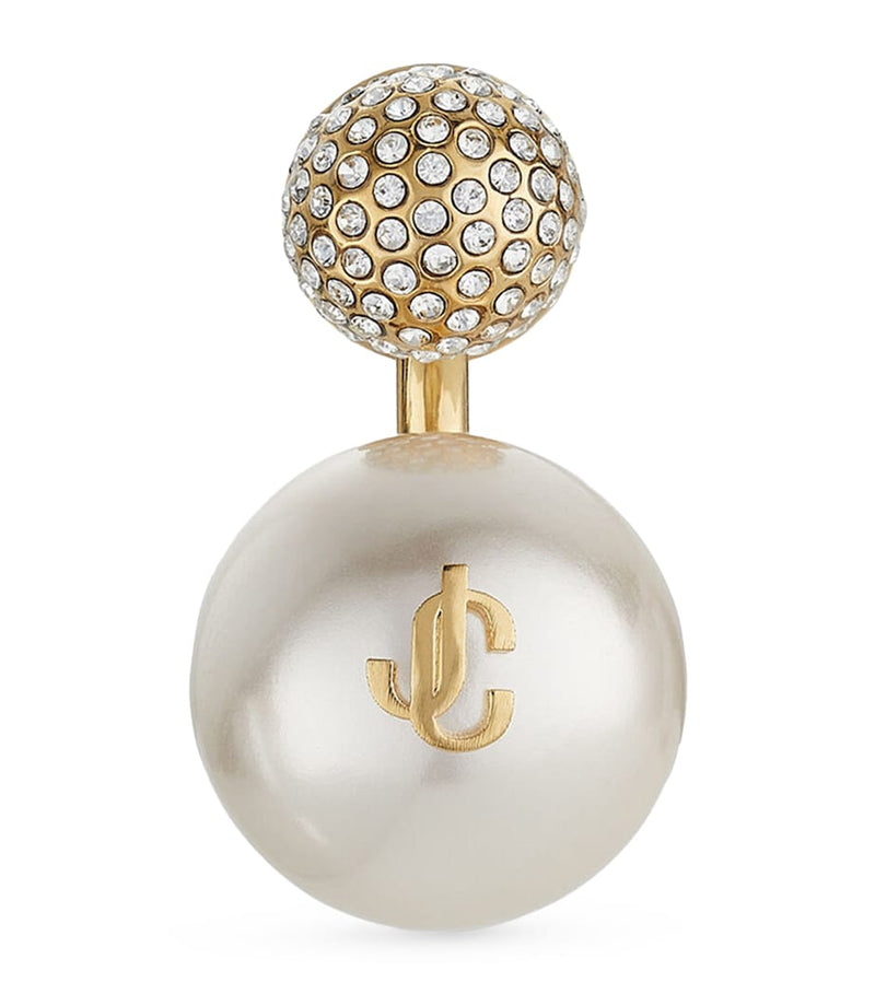 Jimmy Choo Auri single earring with crystals - British product