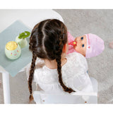 Baby Annabell lunch feeding set with realistic sounds and food inserts, UK version