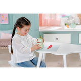 Baby Annabell lunch feeding set with realistic sounds and food inserts, UK version