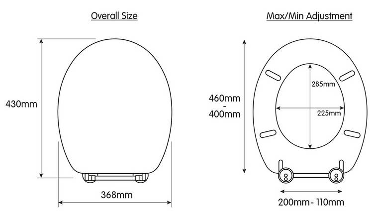 Croydex Lugano moulded wood toilet seat white (British brand)