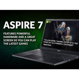 Acer Aspire 7 gaming laptop 15.6in 144Hz - British product
