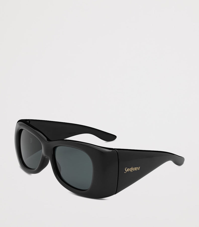 Saint Laurent oversized pillowed sunglasses (British brand)