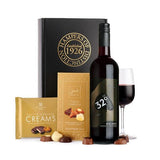 Spicers of Hythe red wine and chocolate hamper (British brand)