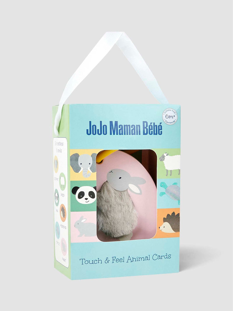JoJo Maman Bébé touch and feel animal cards, imported from the UK