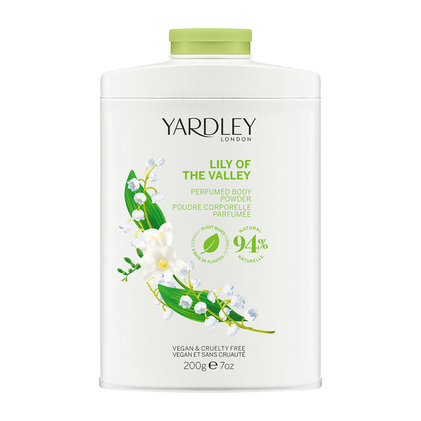 Yardley Lily of the Valley Perfumed Body Powder Talcum 200g