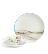 Harrods Wedgwood Voyage of the Beagle Brazil Bone China Plate, Teacup and Saucer Set- Buy online at McGrocer