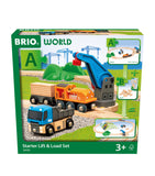 Brio Starter Lift & Load Set wooden railway toy - British product