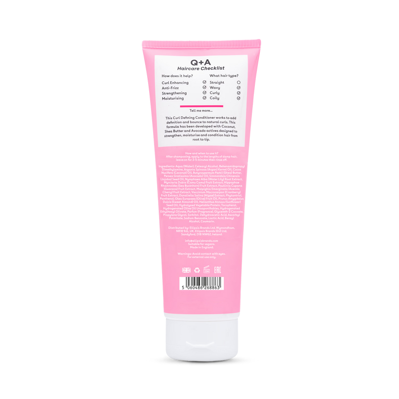 Q+A Curl Defining Conditioner 250ml, imported from the UK