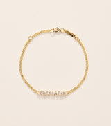 Harrods Suzanne Kalan Yellow Gold and Diamond Classic Bar Bracelet- Buy online at McGrocer