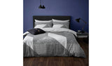 Catherine Lansfield bedding set Geo Grey White single - British product