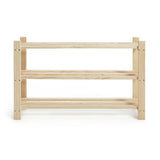 Argos Home Karee 3 shelf shoe storage rack pine - British product