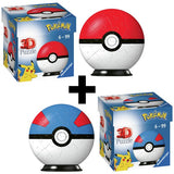 Pokémon Ball Twister 3D puzzle 54 pieces - British product