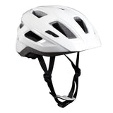 Freetown bike helmet in blue, white, and grey, imported from the UK