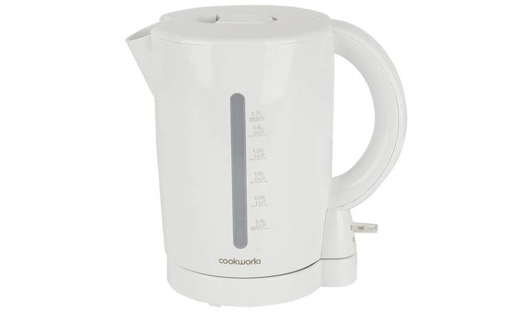 Cookworks white kettle 1.7L - British product