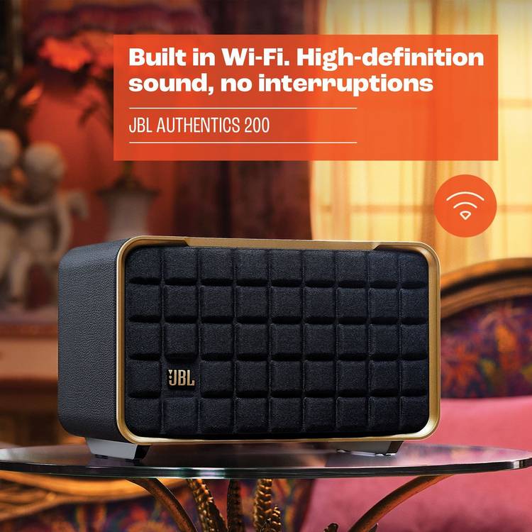JBL Authentic 200 smart speaker black gold, imported from the UK