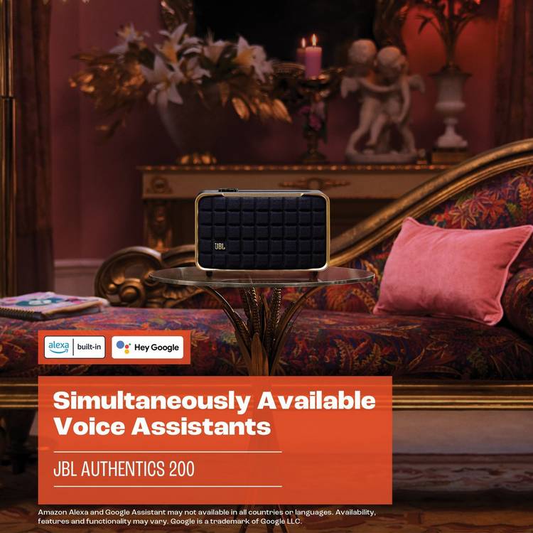 JBL Authentic 200 smart speaker black gold, imported from the UK