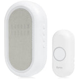 Byron portable doorbell white 200m, UK version
