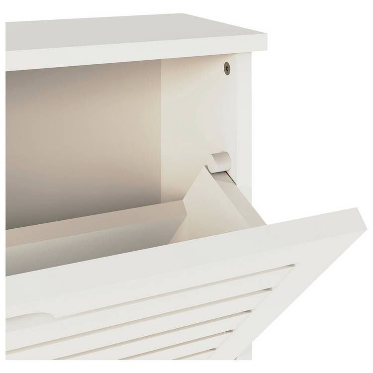 GFW Bergen shoe storage cabinet white, UK version