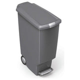 Simplehuman grey slim pedal bin 40L (British brand)