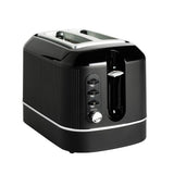 Cookworks Texture Tilly 2 slice toaster black - British product