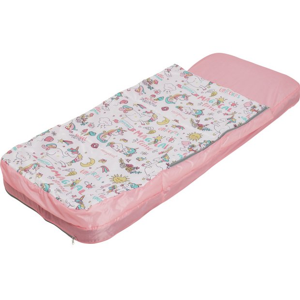 Chad Valley unicorn air bed with blanket and bolsters - British product