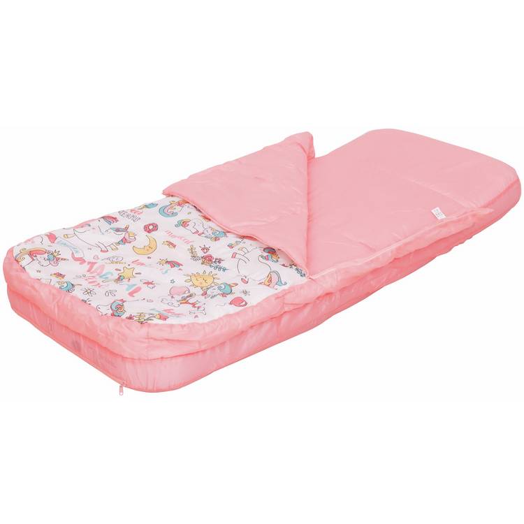 Chad Valley unicorn air bed with blanket and bolsters - British product