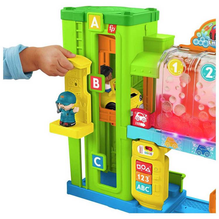 Fisher-Price Little People Light-Up Learning Garage playset - British product