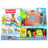 Fisher-Price Little People Light-Up Learning Garage playset - British product