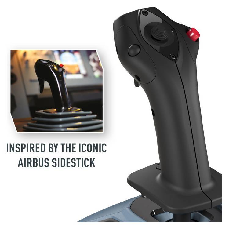 Thrustmaster TCA Officer Pack Airbus Edition flight sim controller, imported from the UK