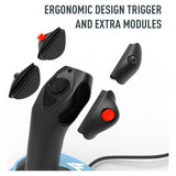 Thrustmaster TCA Officer Pack Airbus Edition flight sim controller, imported from the UK