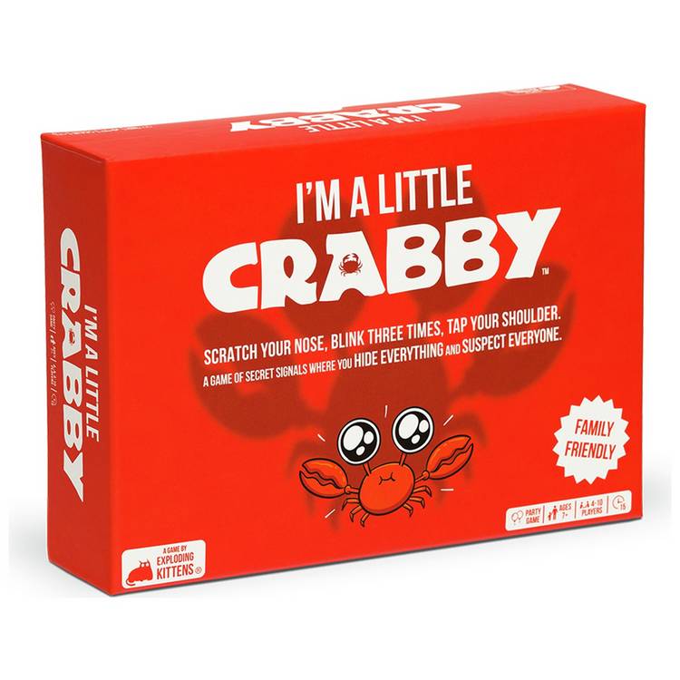 Exploding Kittens I'm A Little Crabby card game, UK version