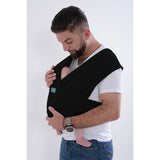 Snuggleroo Dreamgenii Black baby wrap carrier - British product
