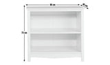 Habitat Brooklyn Bookcase white solid wood children's storage (British brand)
