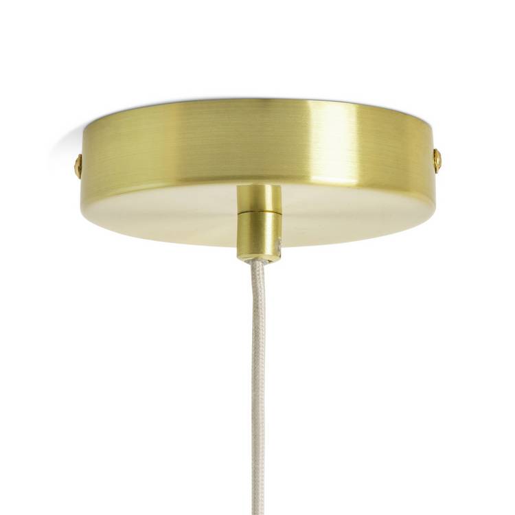Argos Home Abas glass pendant light brass - British product
