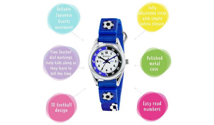 Tikkers kids football watch and wallet set, UK version