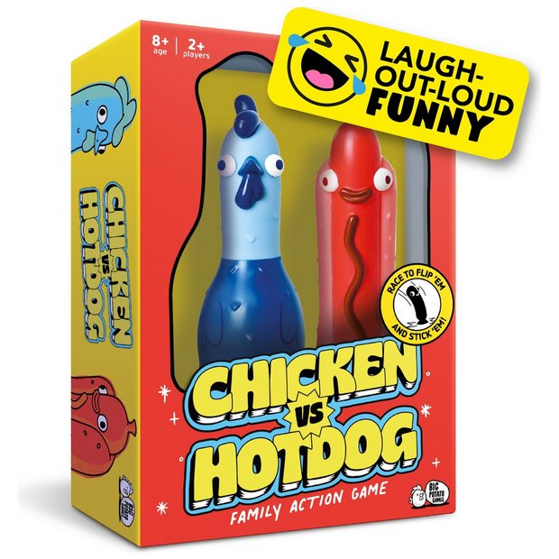 Big Potato Chicken vs Hotdog board game, imported from the UK