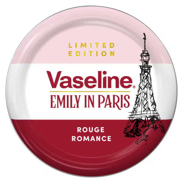 Vaseline Emily in Paris lip balm tin 20g (British brand)