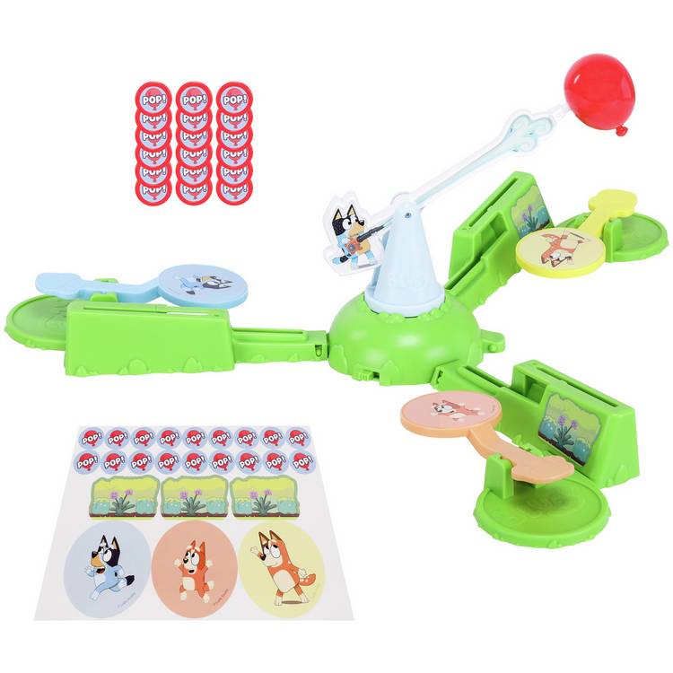 Bluey Keepy Uppy motorised balloon game, imported from the UK