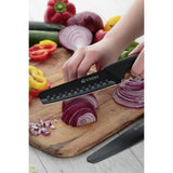 Viners 4 piece knife set, black squared tip (British brand)