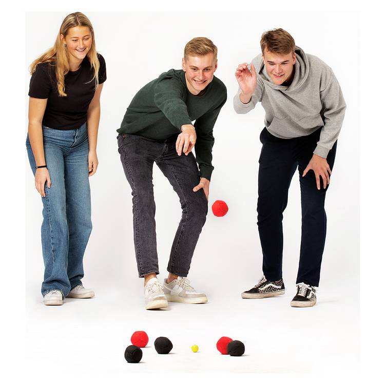 Sunsport soft petanque set Savoie with six boules, UK version
