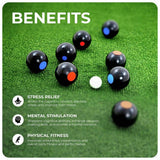 Bex garden bowl set for outdoor lawn games (British brand)