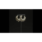 Revere gold plated creole hoop earrings (British brand)