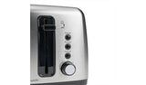 Cookworks 4 Slice Toaster brushed stainless steel - British product