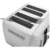 Cookworks 4 Slice Toaster brushed stainless steel - British product