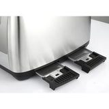 Cookworks 4 Slice Toaster brushed stainless steel - British product